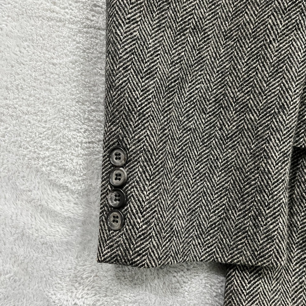 Vintage John‎ Alexander Blazer Mens 38R Wool Tweed 2 Button 90s Preppy - Picture 7 of 13